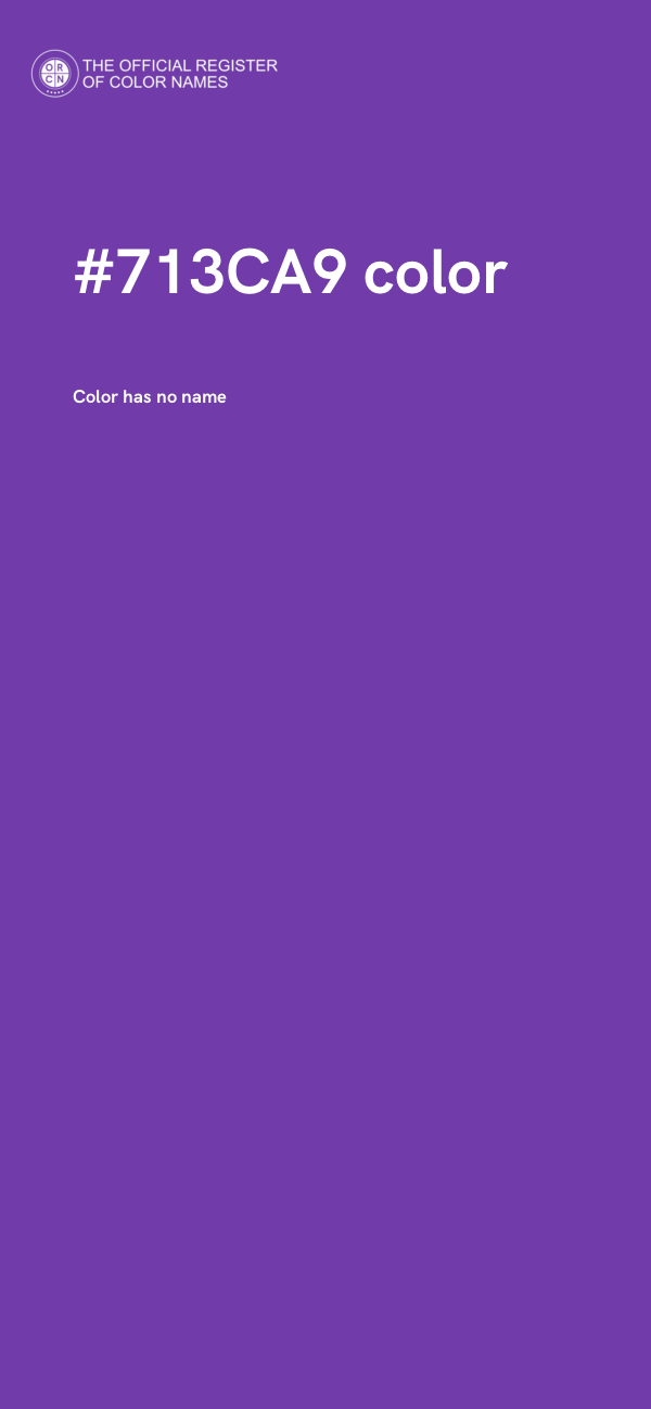 #713CA9 color image