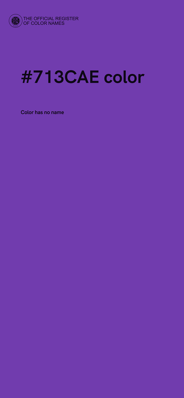 #713CAE color image