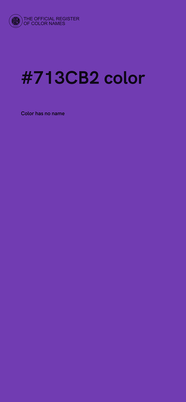 #713CB2 color image