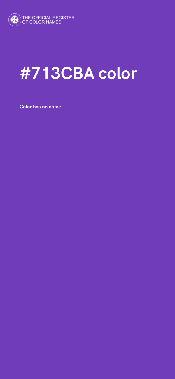 #713CBA color image