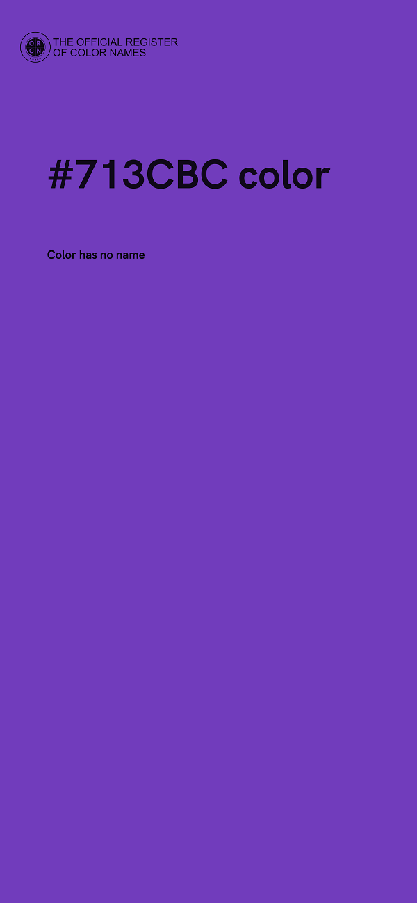 #713CBC color image