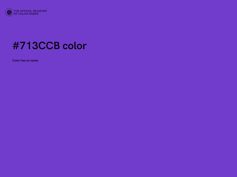 #713CCB color image