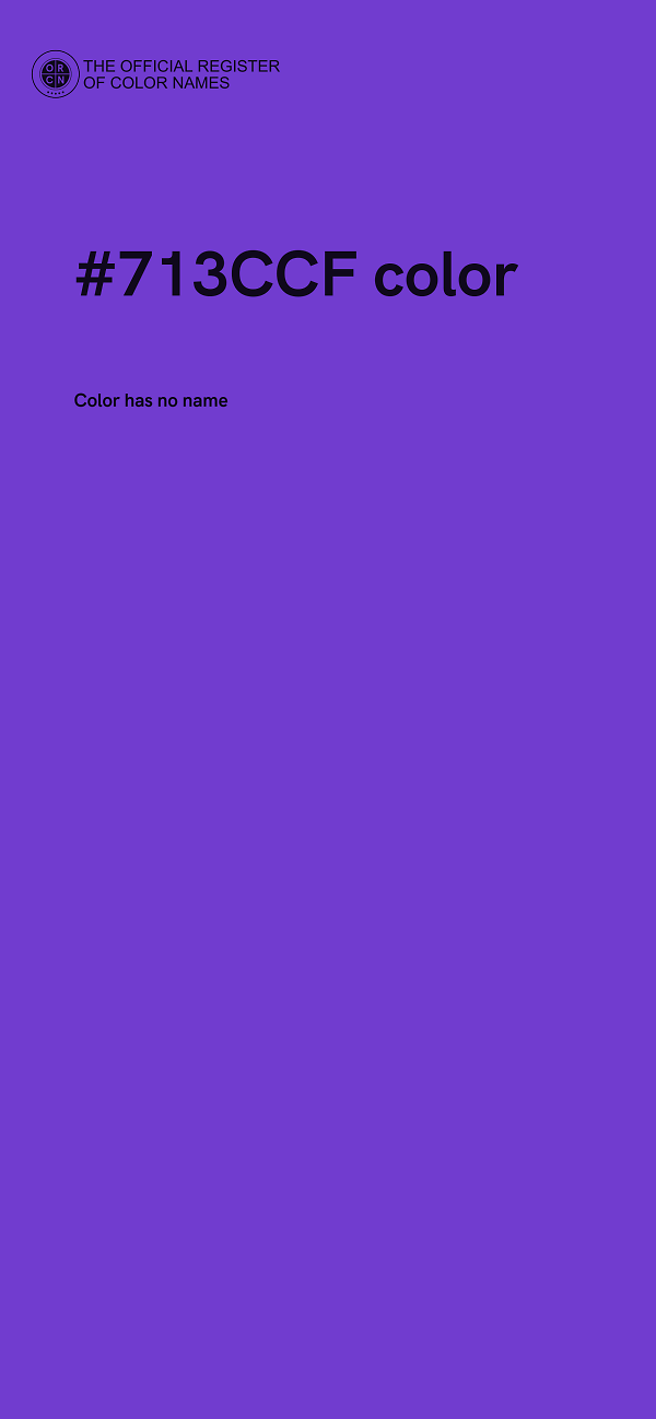 #713CCF color image