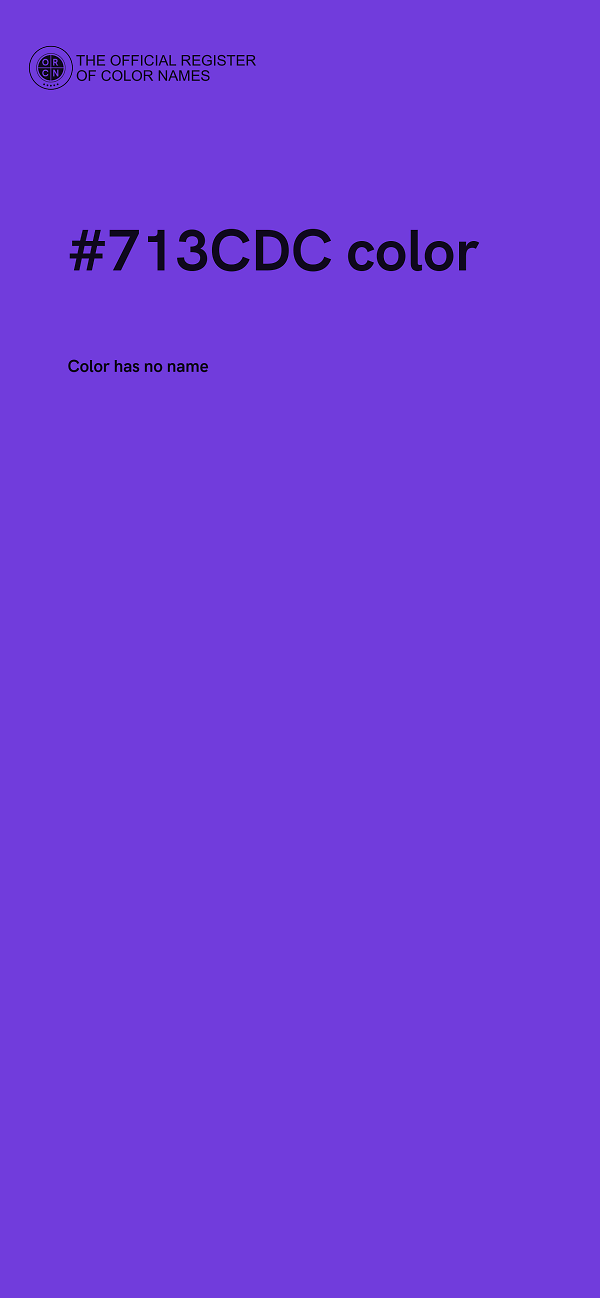 #713CDC color image
