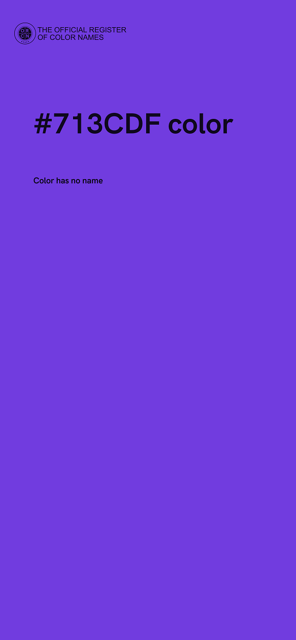 #713CDF color image