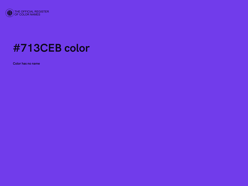 #713CEB color image