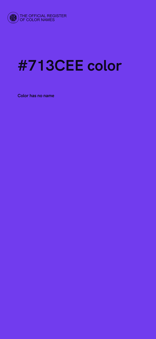 #713CEE color image