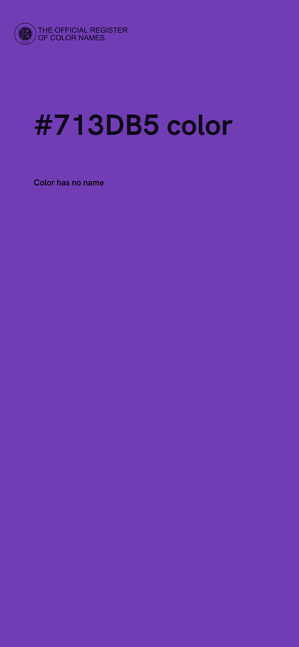 #713DB5 color image