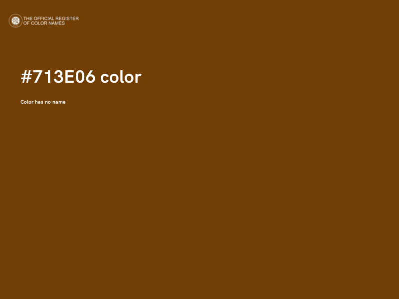 #713E06 color image