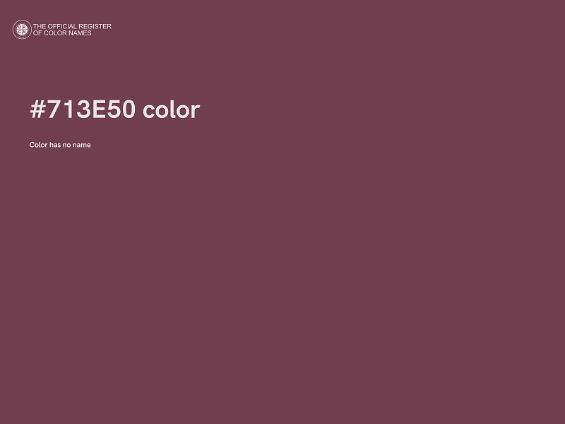 #713E50 color image