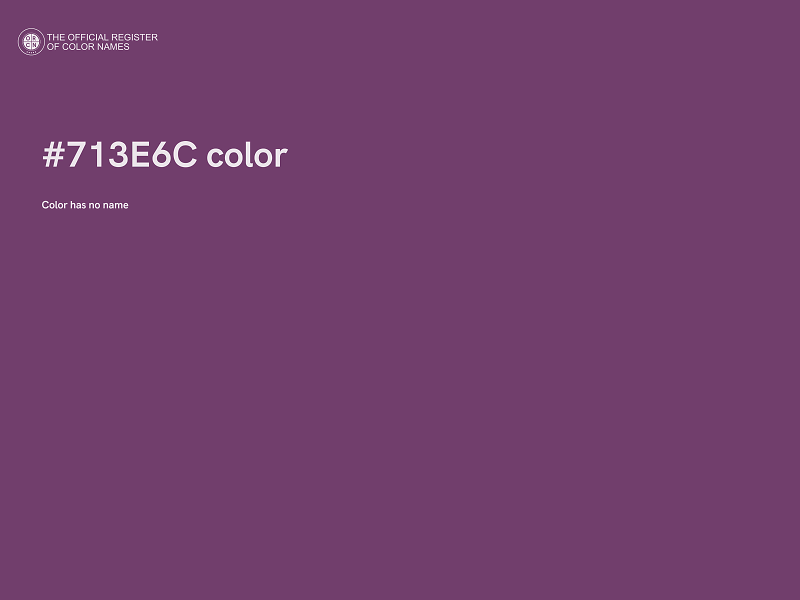 #713E6C color image