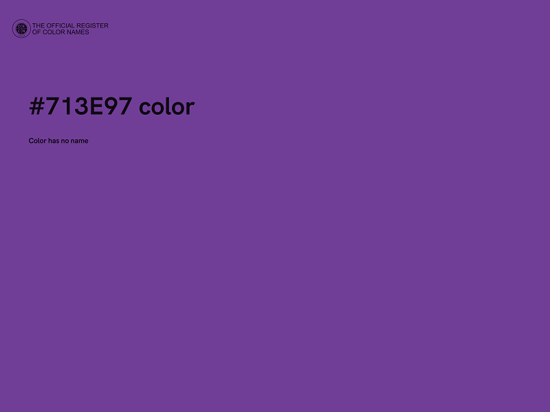 #713E97 color image