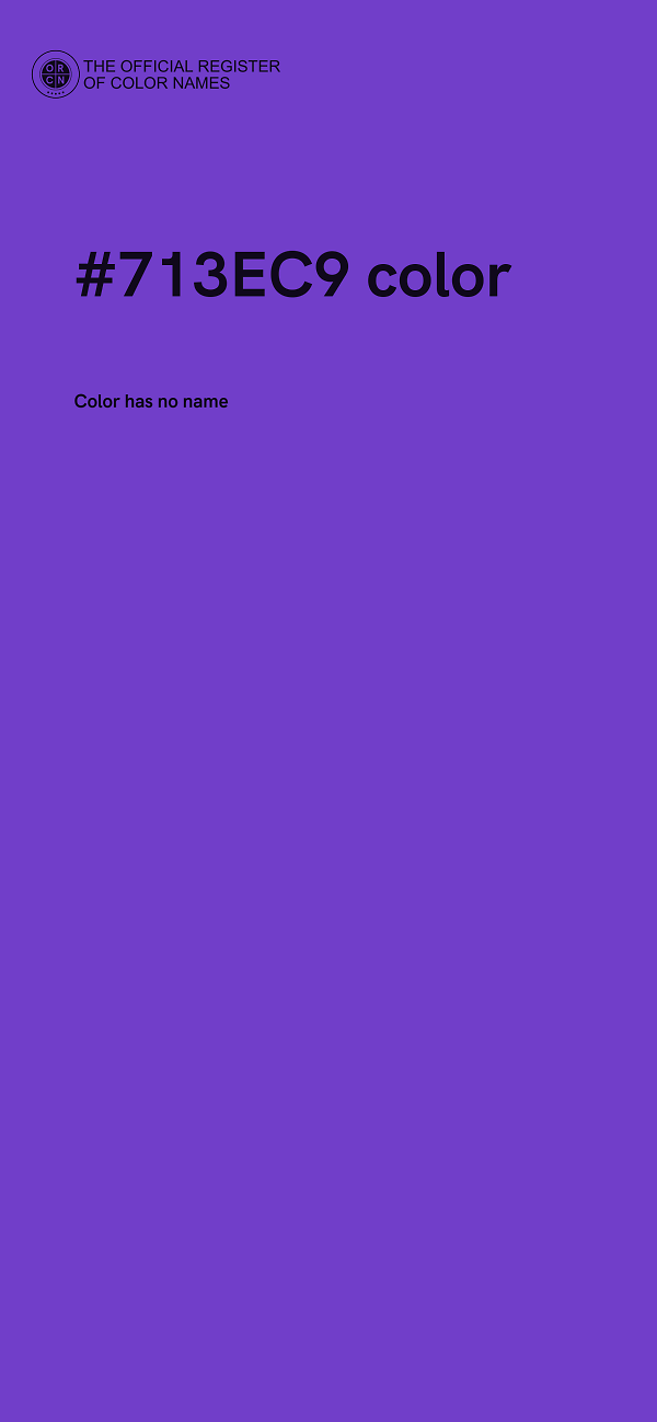 #713EC9 color image