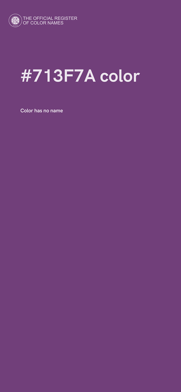 #713F7A color image