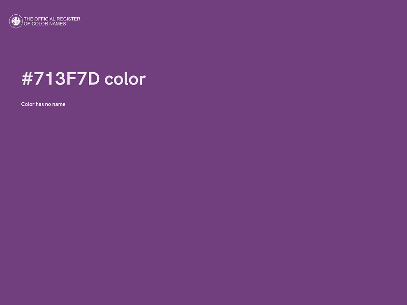 #713F7D color image