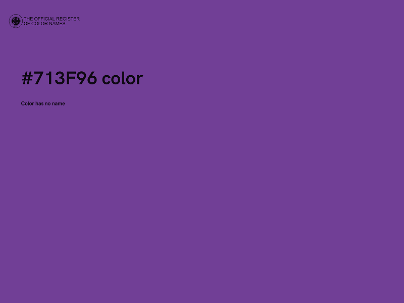 #713F96 color image