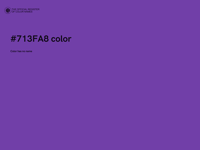 #713FA8 color image