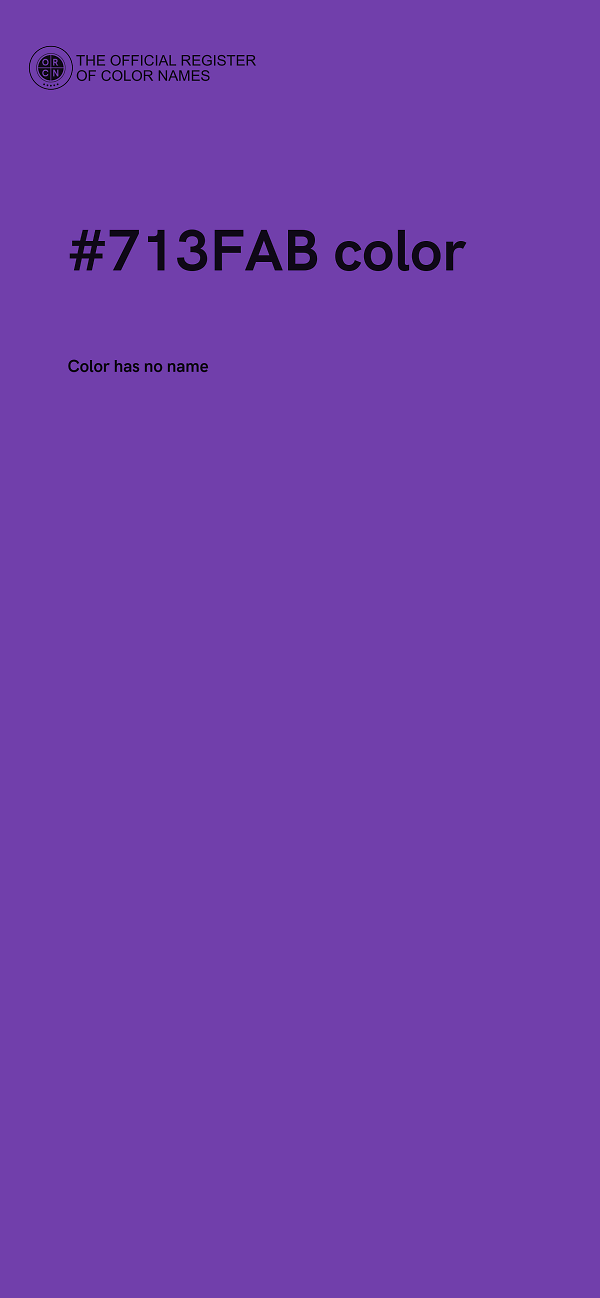 #713FAB color image