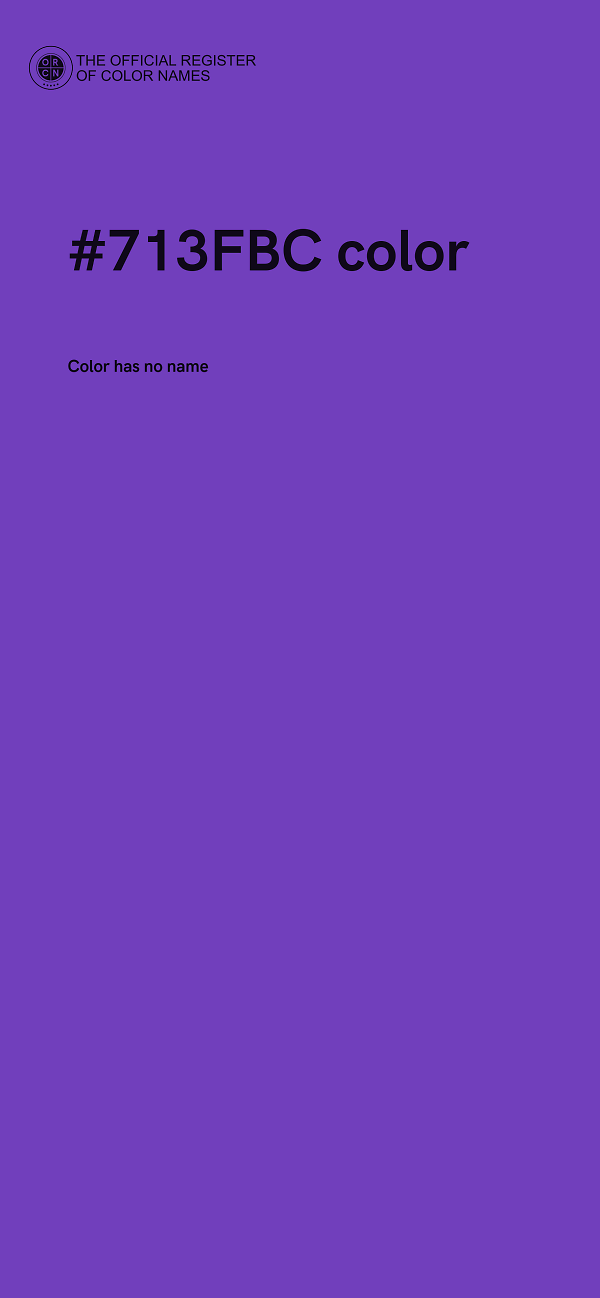 #713FBC color image