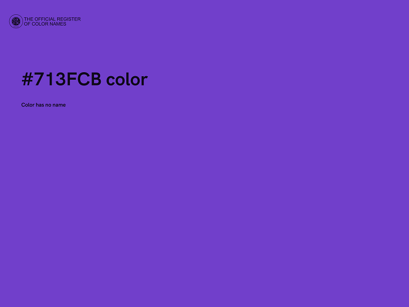 #713FCB color image