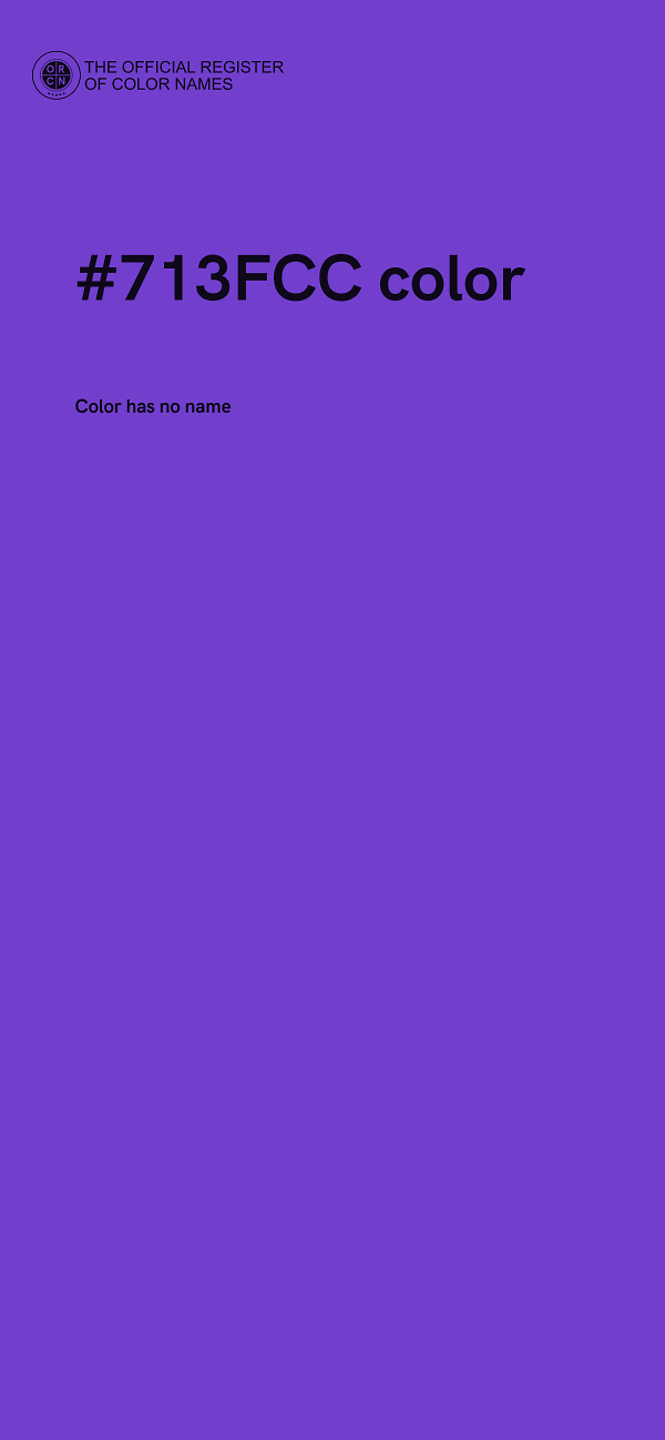 #713FCC color image