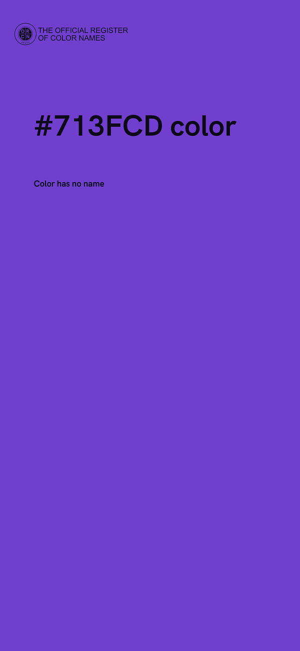 #713FCD color image