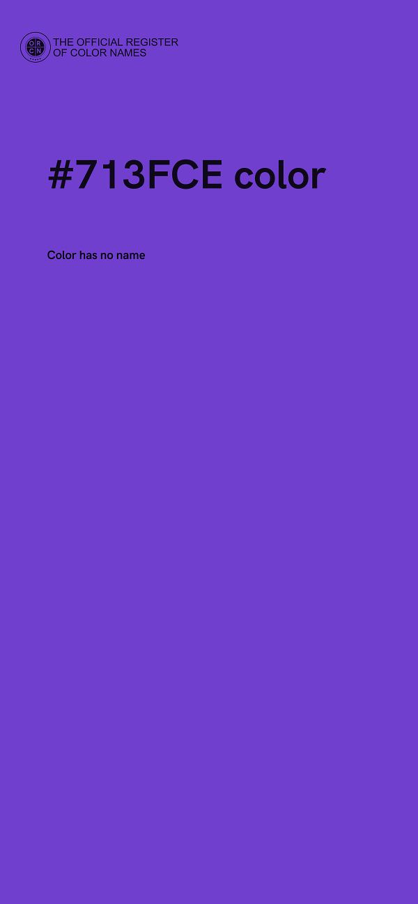 #713FCE color image