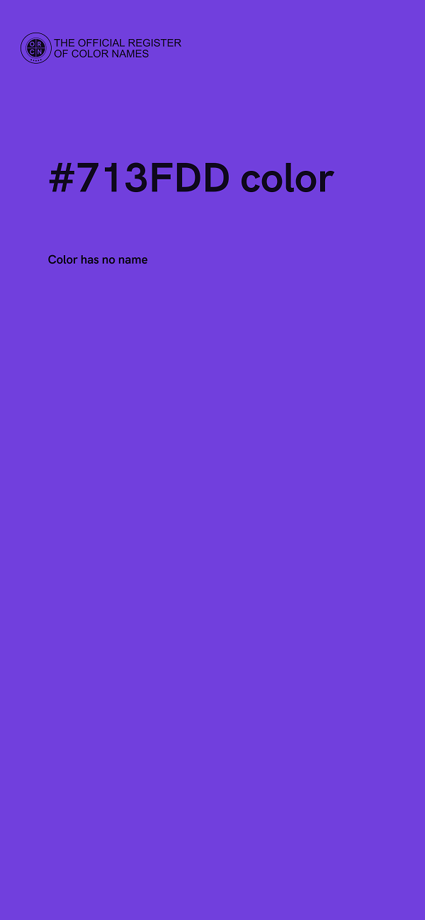 #713FDD color image