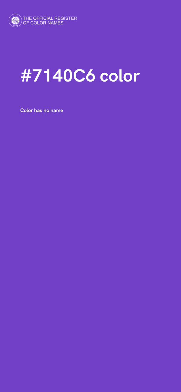 #7140C6 color image