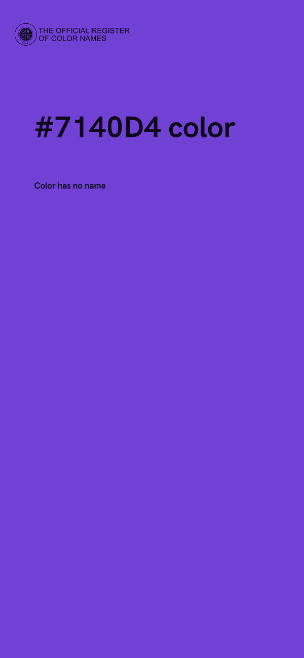 #7140D4 color image