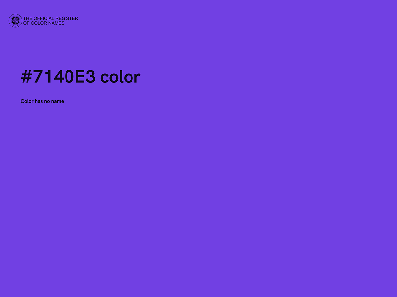 #7140E3 color image