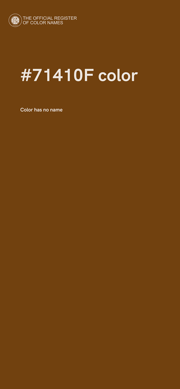#71410F color image