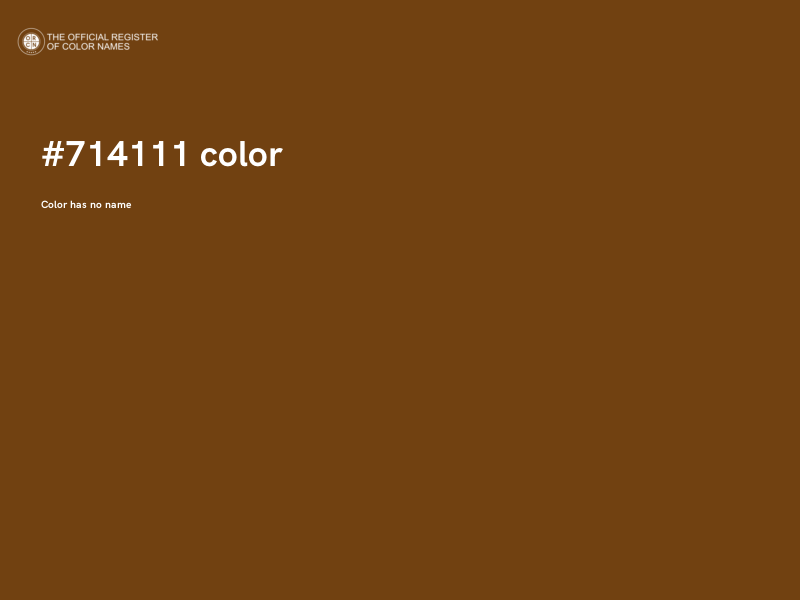#714111 color image