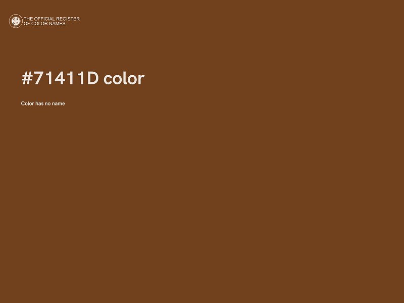 #71411D color image