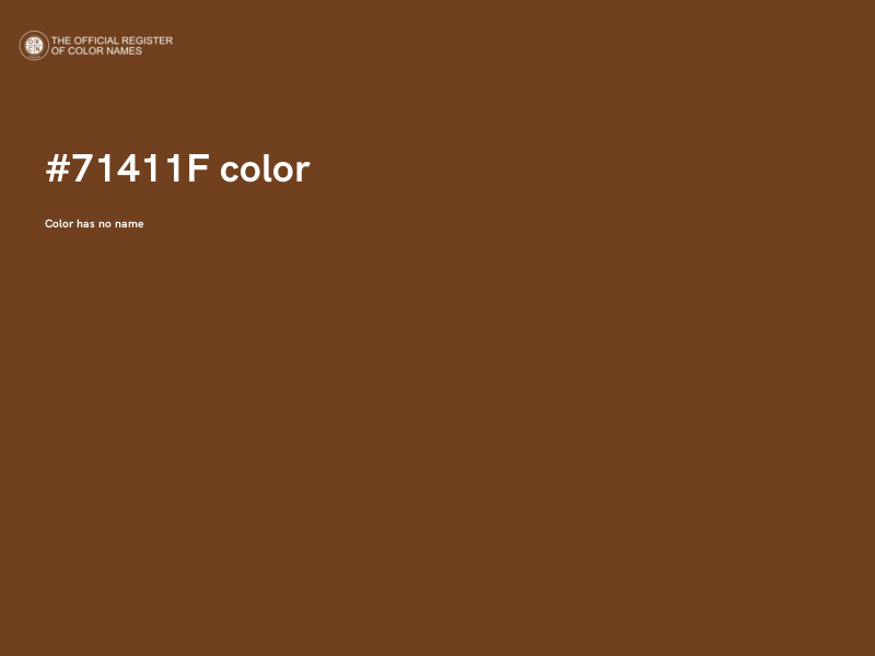 #71411F color image