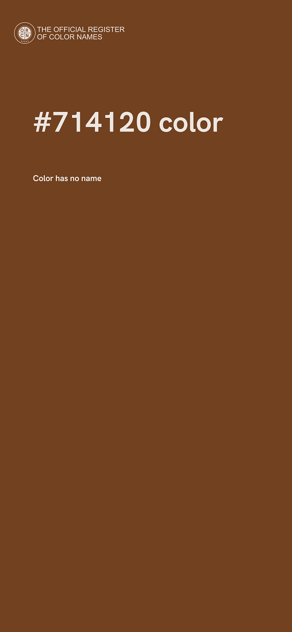 #714120 color image