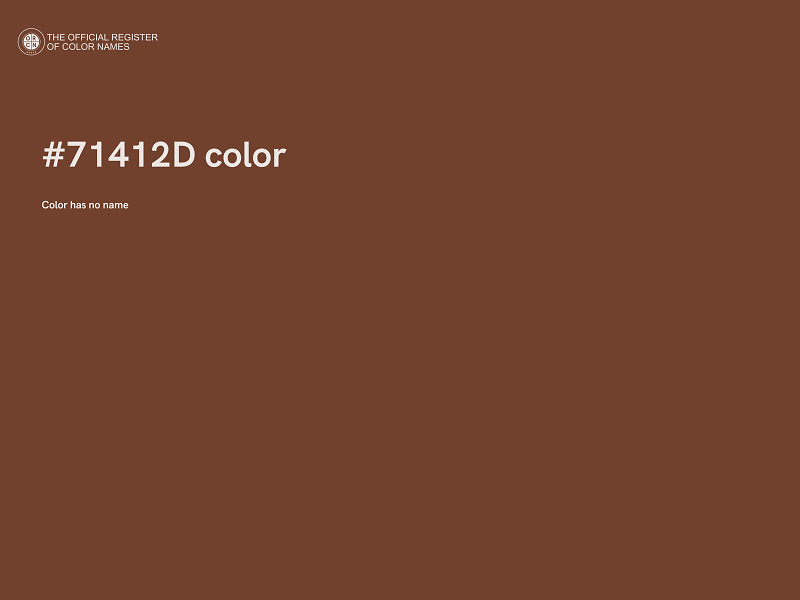 #71412D color image