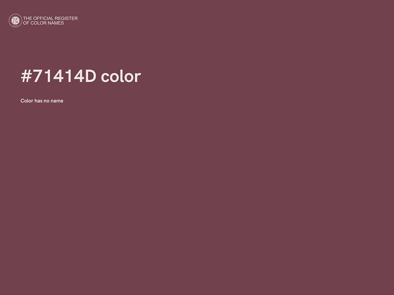 #71414D color image