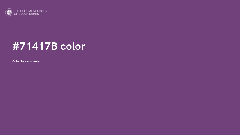 #71417B color image