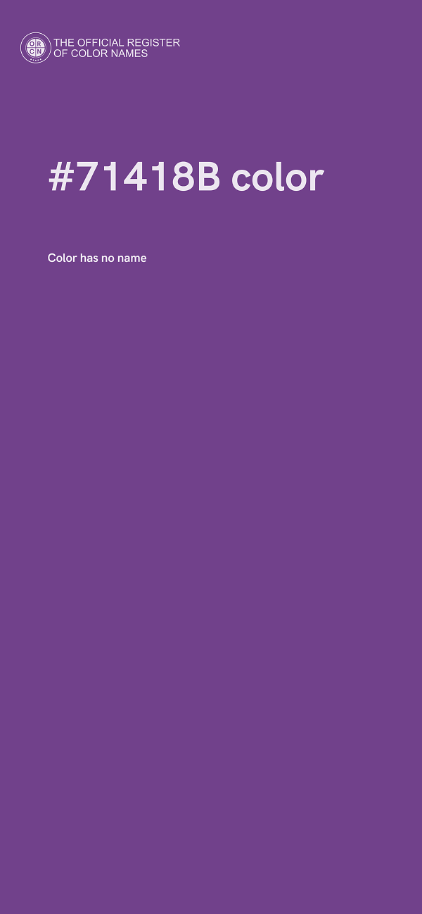 #71418B color image