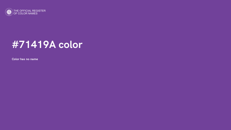 #71419A color image