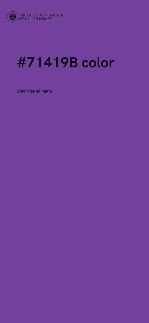 #71419B color image