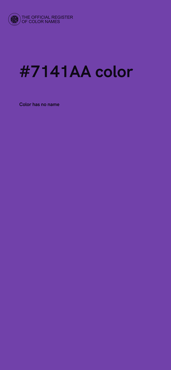 #7141AA color image