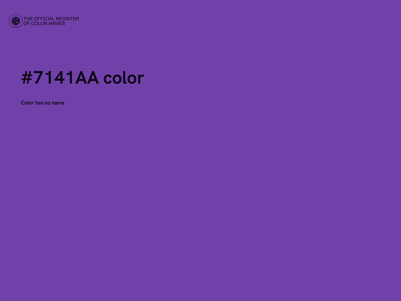 #7141AA color image