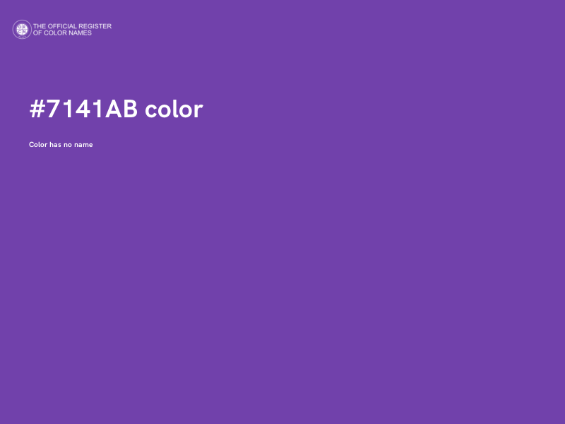 #7141AB color image