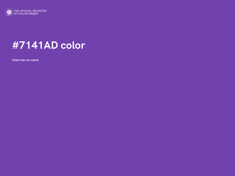 #7141AD color image