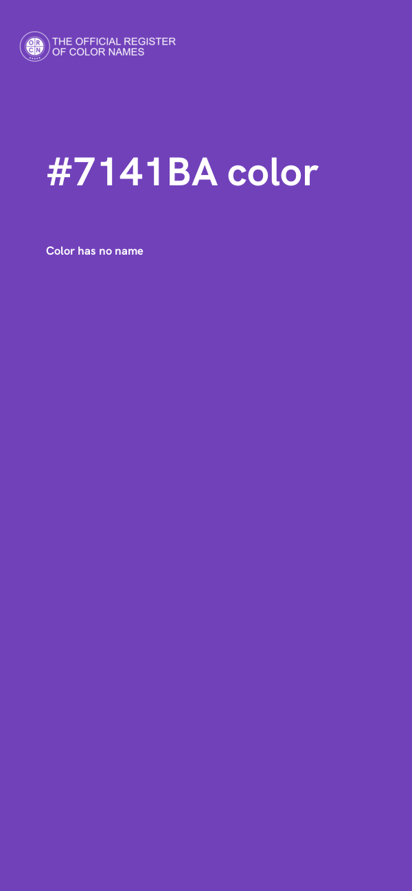 #7141BA color image
