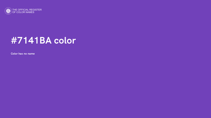 #7141BA color image