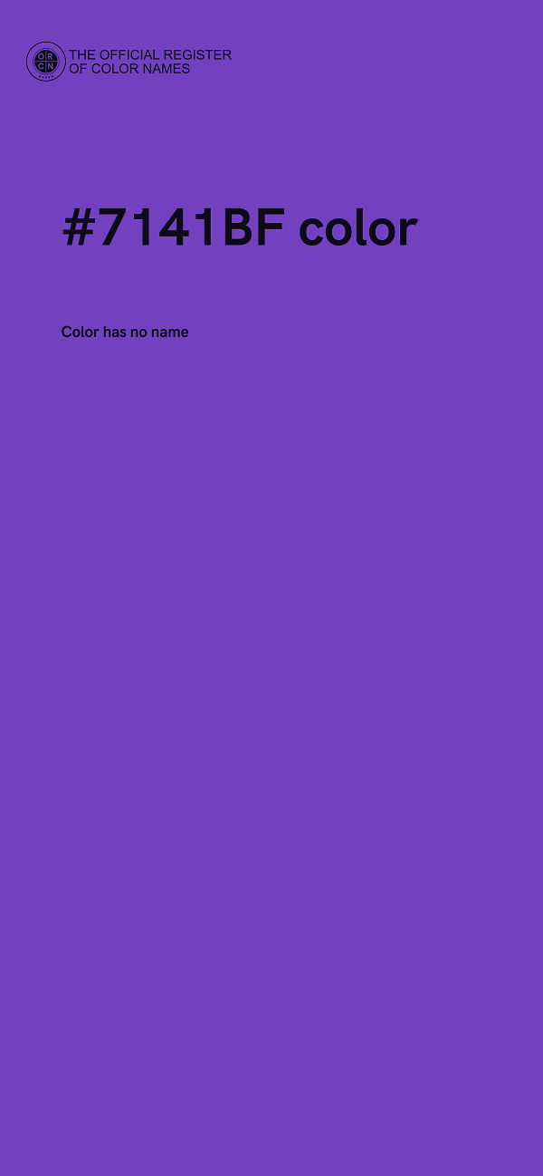 #7141BF color image