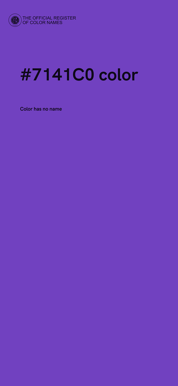 #7141C0 color image